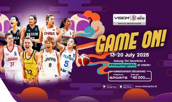 Adu Skill Srikandi Asia! Streaming FIBA Womens Asia Cup 2025 di VISION+ Adu Skill Srikandi Asia! Streaming FIBA Womens Asia Cup 2025 di VISION+