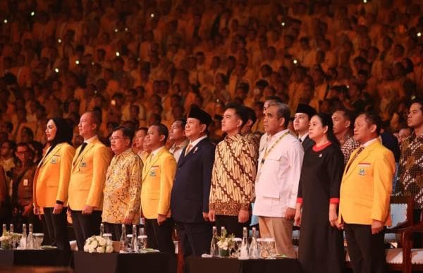 Hadiri HUT Golkar ke-60, Presiden Prabowo: Saya Tak Pernah Mau Terpancing untuk Membenci