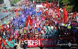 Aksi May Day, Puluhan Ribu Buruh Gelar Aksi di Patung Kuda dan Senayan Besok
