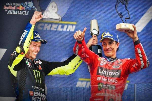 Andrea Ianonne Blak-blakan Marc Marquez Lebih Cepat dari Valentino Rossi Andrea Ianonne Blak-blakan Marc Marquez Lebih Cepat dari Valentino Rossi