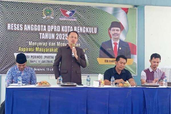 Reses Legislator Partai Perindo Edi Hariyanto, Komitmen Perjuangkan Harapan Warga Bengkulu Reses Legislator Partai Perindo Edi Hariyanto, Komitmen Perjuangkan Harapan Warga Bengkulu