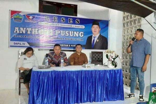 Reses Legislator Partai Perindo Anthoni Pusung, Jemput Aspirasi Masyarakat Minahasa Utara Reses Legislator Partai Perindo Anthoni Pusung, Jemput Aspirasi Masyarakat Minahasa Utara