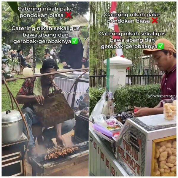 Anti-Mainstream! Pengantin Ini Gelar Pesta Nikah dengan Makanan UMKM, Es Doger hingga Tahu Gejrot Anti-Mainstream! Pengantin Ini Gelar Pesta Nikah dengan Makanan UMKM, Es Doger hingga Tahu Gejrot