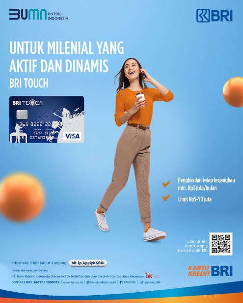Apa Sih yang Bikin Kartu Kredit BRI Touch Jadi Pilihan Para Gen Z? Simak Alasannya Apa Sih yang Bikin Kartu Kredit BRI Touch Jadi Pilihan Para Gen Z? Simak Alasannya