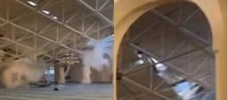 Atap Masjid Roboh Akibat Hujan Lebat dan Angin Kencang di Seluruh Arab Saudi