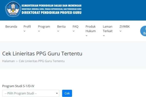 Cek Linieritas PPG Calon Guru 2025 Dibuka! Ini Cara Cepat Tahu Jurusanmu Sesuai atau Tidak Cek Linieritas PPG Calon Guru 2025 Dibuka! Ini Cara Cepat Tahu Jurusanmu Sesuai atau Tidak