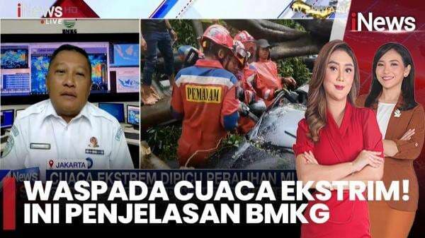 Cuaca Ekstrem Ancam Indonesia hingga Maret 2026, BMKG Imbau Warga Siaga Banjir dan Longsor Cuaca Ekstrem Ancam Indonesia hingga Maret 2026, BMKG Imbau Warga Siaga Banjir dan Longsor