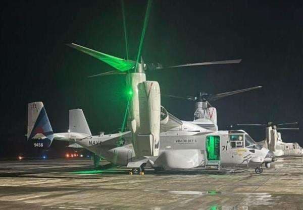 Viral 2 Pesawat CMV-22 Osprey Militer AS Mendarat di Labuan Bajo, Begini Penjelasan TNI! Viral 2 Pesawat CMV-22 Osprey Militer AS Mendarat di Labuan Bajo, Begini Penjelasan TNI!