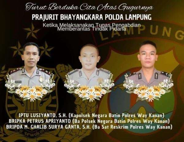 Tragis! 3 Polisi Tewas saat Gerebek Judi Sabung Ayam Ditembak di Kepala Tragis! 3 Polisi Tewas saat Gerebek Judi Sabung Ayam Ditembak di Kepala