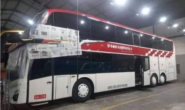 Bus Baru Karoseri Adiputro di GIIAS 2024 Bocor, Bodi Jetbus 5++ SDD Sasis Volvo B11R Bus Baru Karoseri Adiputro di GIIAS 2024 Bocor, Bodi Jetbus 5++ SDD Sasis Volvo B11R