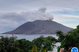 Badan Geologi Tegaskan Kabar Pulau Tagulandang Akan Tenggelam Akibat Erupsi Gunung Ruang Hoaks