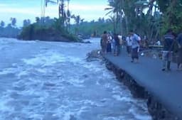 Banjir Lahar Dingin Terjang Lumajang, 9 Rumah Warga Terdampak