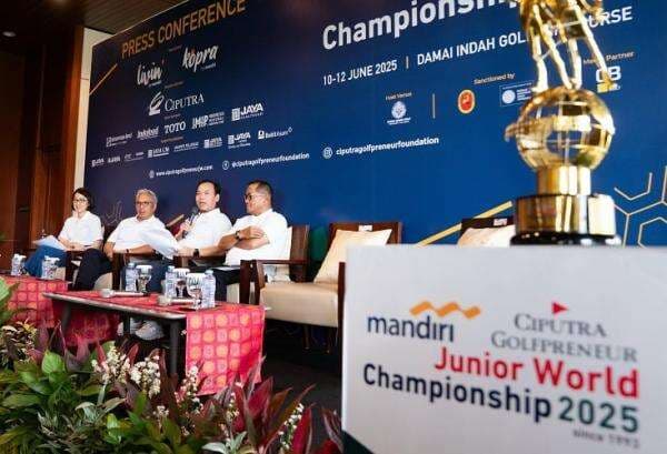 Ajang Mandiri Ciputra Golfpreneur Junior World Championship 2025 Resmi Digelar Ajang Mandiri Ciputra Golfpreneur Junior World Championship 2025 Resmi Digelar