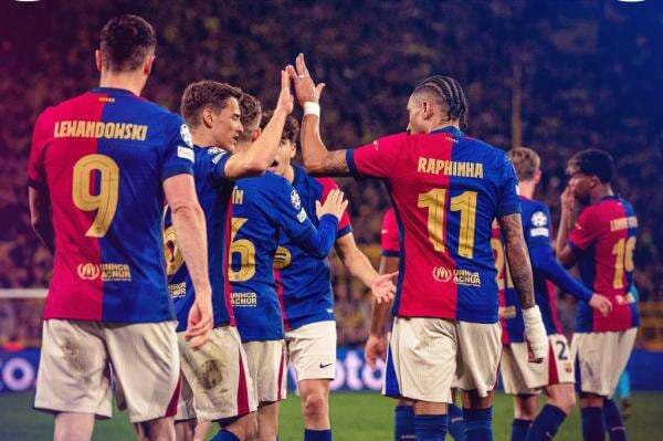 Hasil Liga Champions: Barcelona dan PSG ke Semifinal Singkirkan Dortmund dan Aston Villa Hasil Liga Champions: Barcelona dan PSG ke Semifinal Singkirkan Dortmund dan Aston Villa