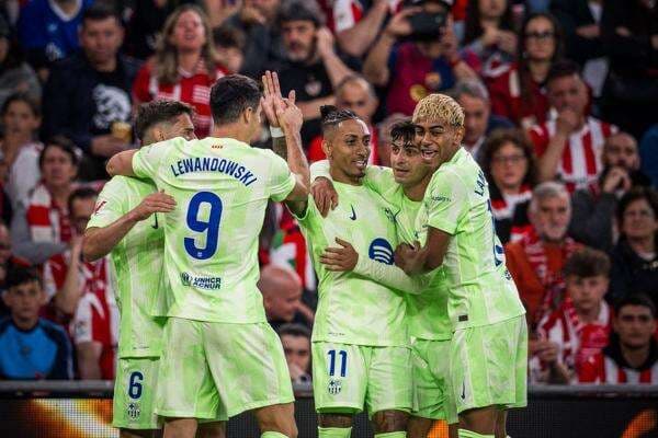 Hasil Athletic Bilbao vs Barcelona di Liga Spanyol 2024-2025: Menang 3-0, Blaugrana Tutup Musim dengan Brilian Hasil Athletic Bilbao vs Barcelona di Liga Spanyol 2024-2025: Menang 3-0, Blaugrana Tutup Musim dengan Brilian