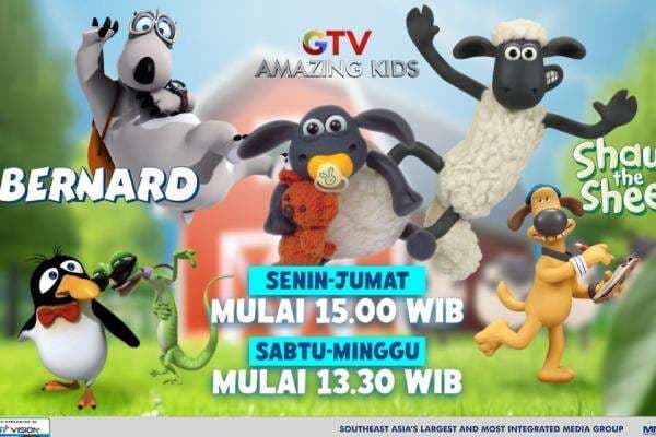 Bareng Bernard dan Shaun di GTV Amazing Kids, Momen Keluarga Pasti Makin Seru! Bareng Bernard dan Shaun di GTV Amazing Kids, Momen Keluarga Pasti Makin Seru!