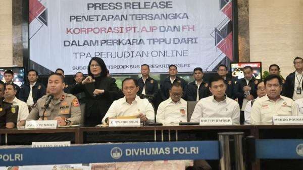 Terima Uang Judol, PT AJP Ditetapkan Jadi Tersangka Korporasi Terima Uang Judol, PT AJP Ditetapkan Jadi Tersangka Korporasi 
