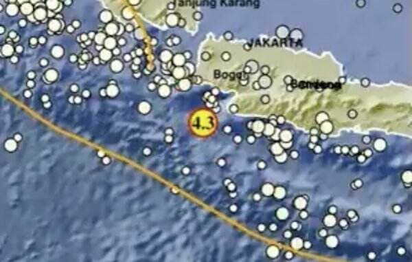 Bayah Banten Diguncang Gempa M4,3 Pagi Ini