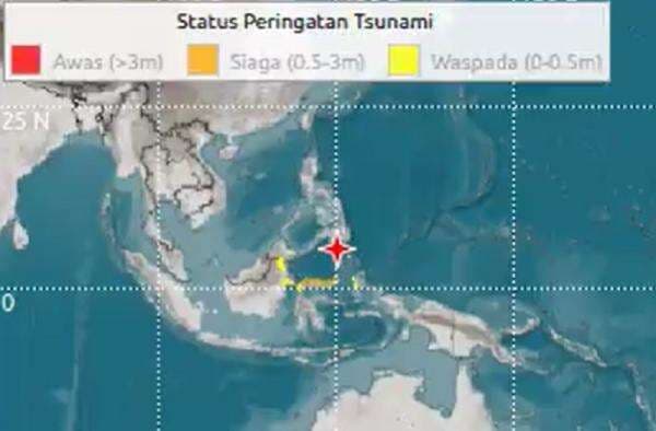 Gempa Besar M7,7 Guncang Filipina, 25 Wilayah Indonesia Berpotensi Tsunami Gempa Besar M7,7 Guncang Filipina, 25 Wilayah Indonesia Berpotensi Tsunami