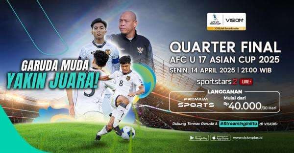 Cara Nonton Live Streaming Timnas Indonesia U-17 vs Korea Utara U-17 di Piala Asia U-17 Cara Nonton Live Streaming Timnas Indonesia U-17 vs Korea Utara U-17 di Piala Asia U-17