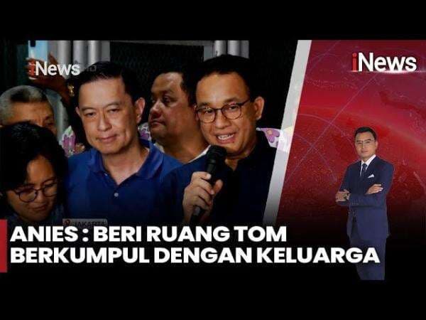 Bebas Setelah 9 Bulan Ditahan, Tom Lembong Pulang ke Rumah Usai Terima Abolisi Presiden Bebas Setelah 9 Bulan Ditahan, Tom Lembong Pulang ke Rumah Usai Terima Abolisi Presiden