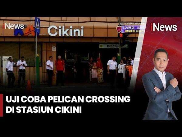 Pemprov DKI dan KAI Uji Coba Pelican Crossing di Stasiun Cikini untuk Permudah Penumpang KRL Pemprov DKI dan KAI Uji Coba Pelican Crossing di Stasiun Cikini untuk Permudah Penumpang KRL