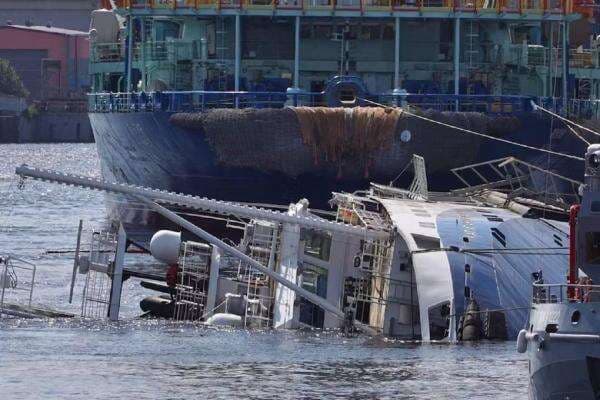 Belum Bertempur, Kapal Terbaru AL Rusia Malah Tenggelam Belum Bertempur, Kapal Terbaru AL Rusia Malah Tenggelam