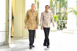 Bertemu PM Singapura, Presiden Jokowi Bicara soal Pemimpin Baru