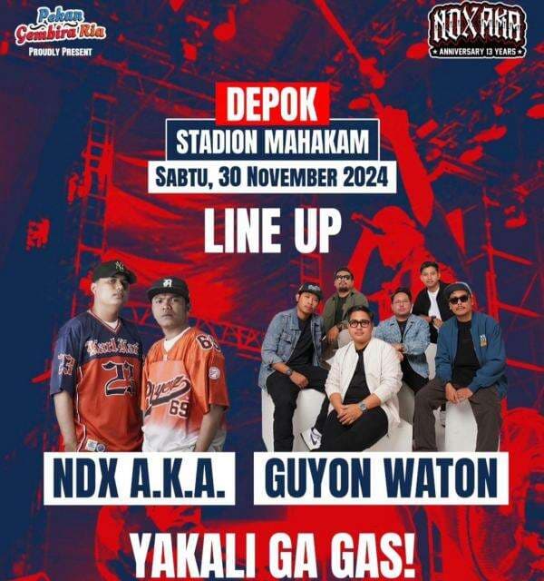 Konser Pekan Gembira Ria Kini Hadir di Depok! Catat Tanggal dan Waktunya Konser Pekan Gembira Ria Kini Hadir di Depok! Catat Tanggal dan Waktunya