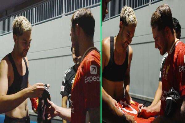 Bikin Iri, Sandy Walsh Tukar Jersey dengan Mac Allister Bikin Iri, Sandy Walsh Tukar Jersey dengan Mac Allister