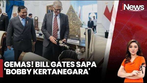 Momen Menggemaskan Bill Gates Sapa Bobby Kertanegara Kucing Prabowo Momen Menggemaskan Bill Gates Sapa Bobby Kertanegara Kucing Prabowo