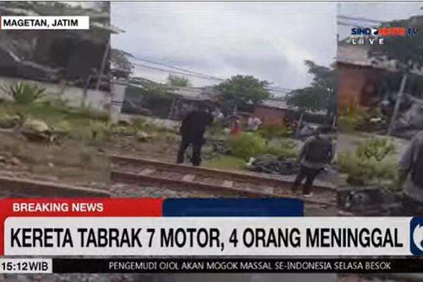 Breaking News! KA Malioboro Ekspress Tabrak 7 Sepeda Motor, 4 Tewas Breaking News! KA Malioboro Ekspress Tabrak 7 Sepeda Motor, 4 Tewas