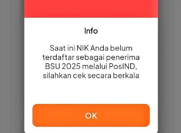 Penyebab NIK Tidak Terdaftar di Pospay Padahal Sudah Lolos BSU 2025 Penyebab NIK Tidak Terdaftar di Pospay Padahal Sudah Lolos BSU 2025