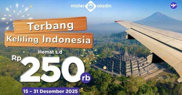 Liburan Akhir Tahun Makin Terjangkau Diskon Pesawat hingga Rp250.000 Liburan Akhir Tahun Makin Terjangkau Diskon Pesawat hingga Rp250.000