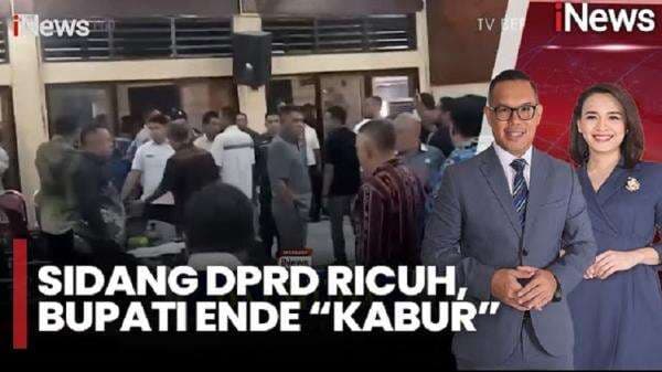 Sidang Paripurna DPRD Ende Ricuh, Bupati Tinggalkan Ruangan Sidang Paripurna DPRD Ende Ricuh, Bupati Tinggalkan Ruangan