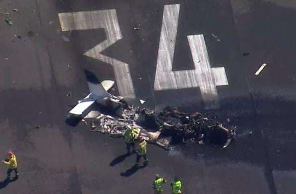Pesawat Ringan Jatuh di Bandara Australia, Seluruh Penumpang Tewas Pesawat Ringan Jatuh di Bandara Australia, Seluruh Penumpang Tewas