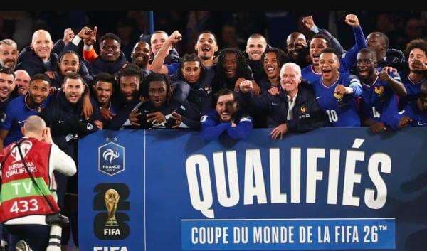Daftar 29 Tim Lolos Piala Dunia 2026, Terkini Timnas Prancis Amankan Tiket Daftar 29 Tim Lolos Piala Dunia 2026, Terkini Timnas Prancis Amankan Tiket