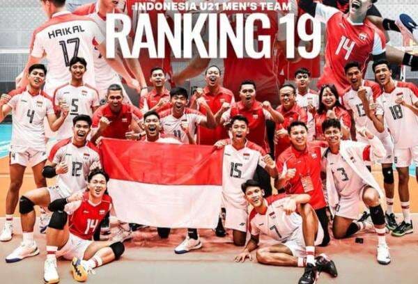 Hasil Timnas Voli Putra Indonesia U-21 vs Thailand U-21 di Kejuaraan Dunia Voli U-21 2025: Menang 3-1, Garuda Muda Raih Peringkat 19 Hasil Timnas Voli Putra Indonesia U-21 vs Thailand U-21 di Kejuaraan Dunia Voli U-21 2025: Menang 3-1, Garuda Muda Raih Peringkat 19