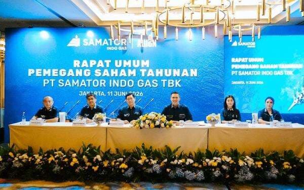 Samator (AGII) Bagikan Dividen Rp35 Miliar kepada Pemegang Saham Samator (AGII) Bagikan Dividen Rp35 Miliar kepada Pemegang Saham