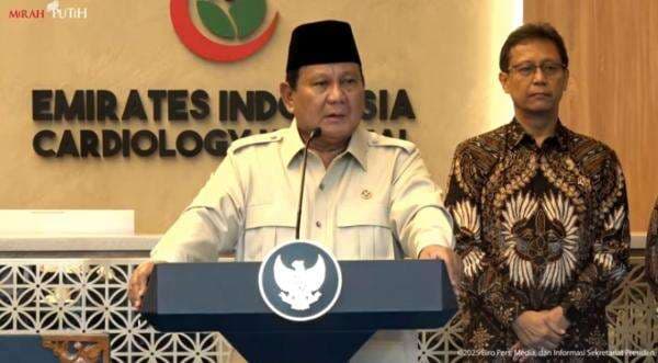 Prabowo Resmikan RS Kardiologi Emirates-Indonesia: Simbol Persahabatan Dua Bangsa Prabowo Resmikan RS Kardiologi Emirates-Indonesia: Simbol Persahabatan Dua Bangsa