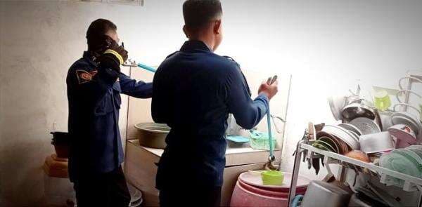 Heboh! Ular Piton 1 Meter Bersembunyi di Tempat Cuci Piring, Pemilik Rumah Panik Heboh! Ular Piton 1 Meter Bersembunyi di Tempat Cuci Piring, Pemilik Rumah Panik