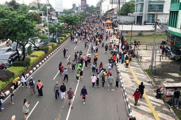 CFD di Margonda Depok Gunakan 2 Ruas Jalan, Simak Rekayasa Lalin CFD di Margonda Depok Gunakan 2 Ruas Jalan, Simak Rekayasa Lalin