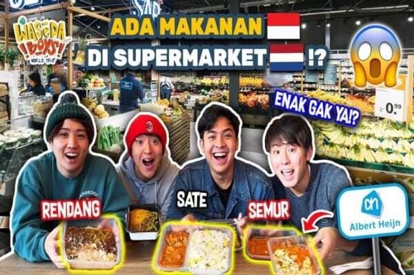 Cita Rasa Nusantara Mendunia, Waseda Boys Jelajahi Makanan Indonesia di Supermarket Belanda