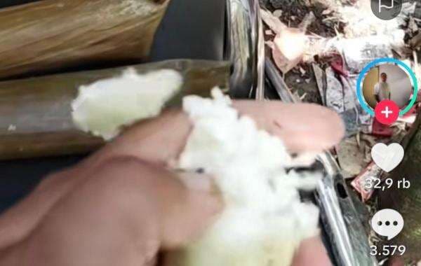 Viral Lontong Palsu Diduga Berisi Styrofoam, Netizen Auto Heran Viral Lontong Palsu Diduga Berisi Styrofoam, Netizen Auto Heran
