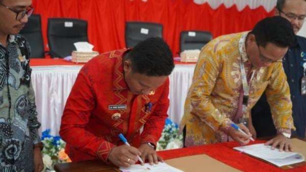 Pemda Mubar Tekan MoU dengan ASDP, Feri Tondasi-Torobulu Segera Beroperasi Pemda Mubar Tekan MoU dengan ASDP, Feri Tondasi-Torobulu Segera Beroperasi