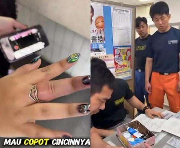 Momen Anak Eko Patrio Minta Tolong Damkar Jepang Gegara Cincin Nyangkut Momen Anak Eko Patrio Minta Tolong Damkar Jepang Gegara Cincin Nyangkut