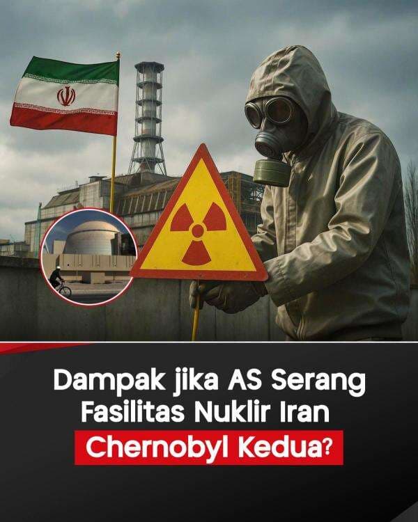 Infografis Dampak jika AS Serang Fasilitas Nuklir Iran, Chernobyl Kedua? Infografis Dampak jika AS Serang Fasilitas Nuklir Iran, Chernobyl Kedua?