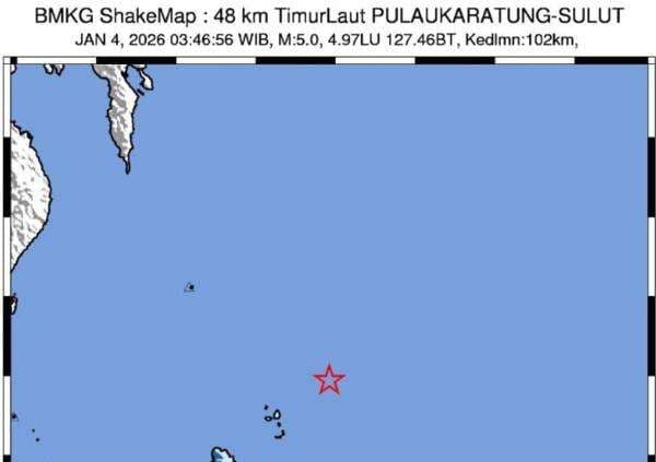 Breaking News! Gempa Berkekuatan M5,1 Guncang Kepulauan Talaud Breaking News! Gempa Berkekuatan M5,1 Guncang Kepulauan Talaud