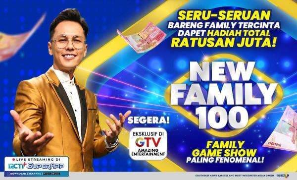 Andhika Pratama Jadi Host Baru, Siap Pandu Game Show Spektakuler New Family 100 di GTV! Andhika Pratama Jadi Host Baru, Siap Pandu Game Show Spektakuler New Family 100 di GTV!