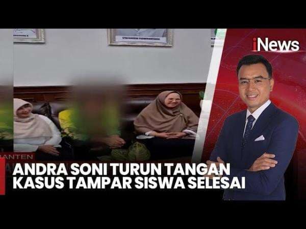 Gubernur Banten Pertemukan Kepala SMAN 1 Cimarga dan Siswa yang Ketahuan Merokok Gubernur Banten Pertemukan Kepala SMAN 1 Cimarga dan Siswa yang Ketahuan Merokok